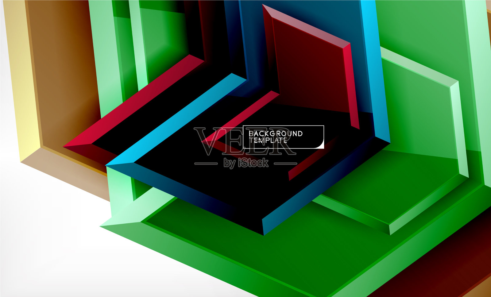 有光泽的箭头背景干净现代插画图片素材