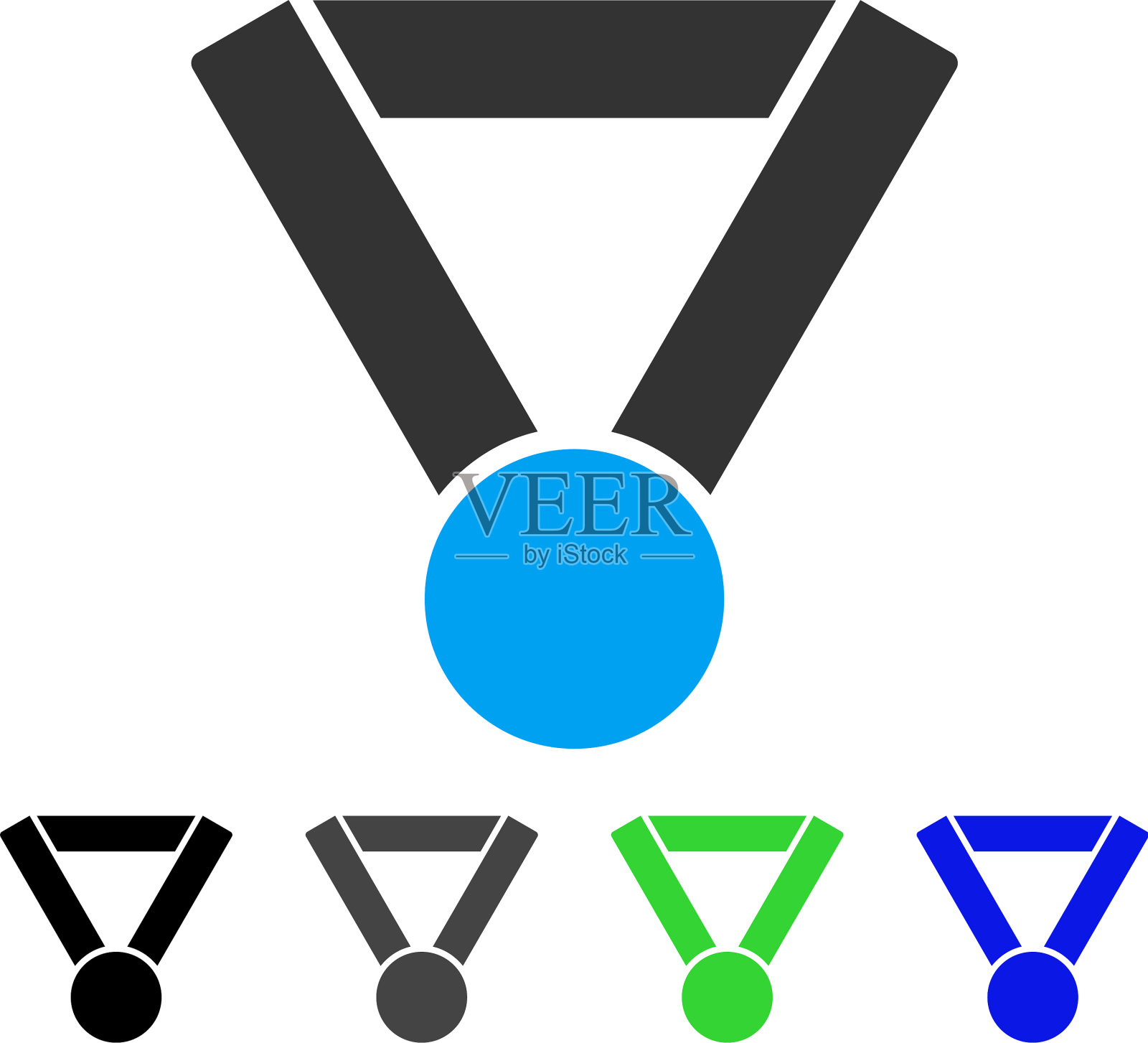 冠军奖励平面图标图标素材