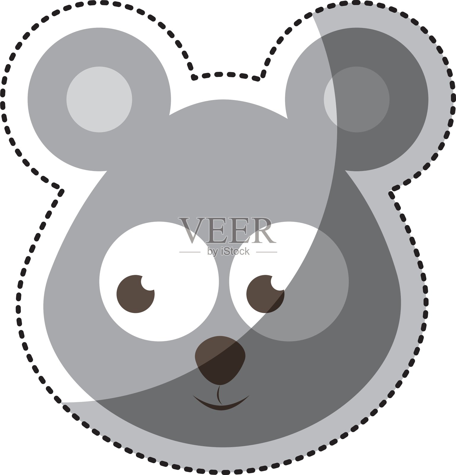 可爱的鼠标温柔的角色插画图片素材