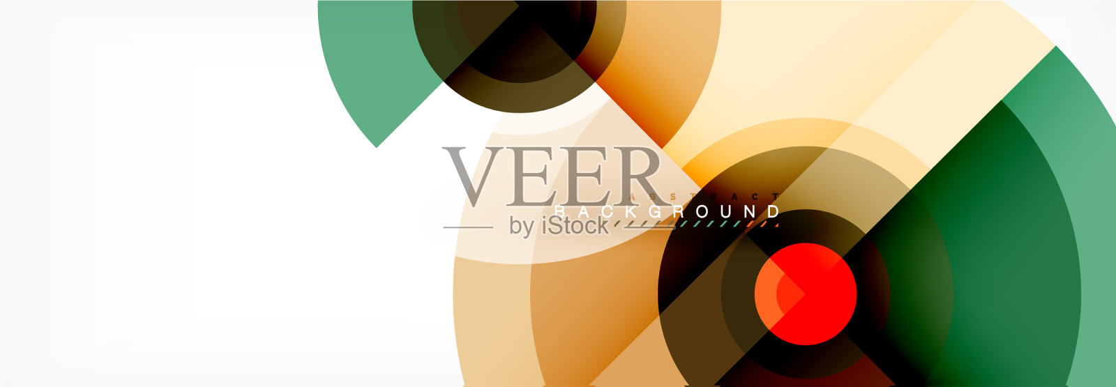 最小几何圆和三角形抽象插画图片素材