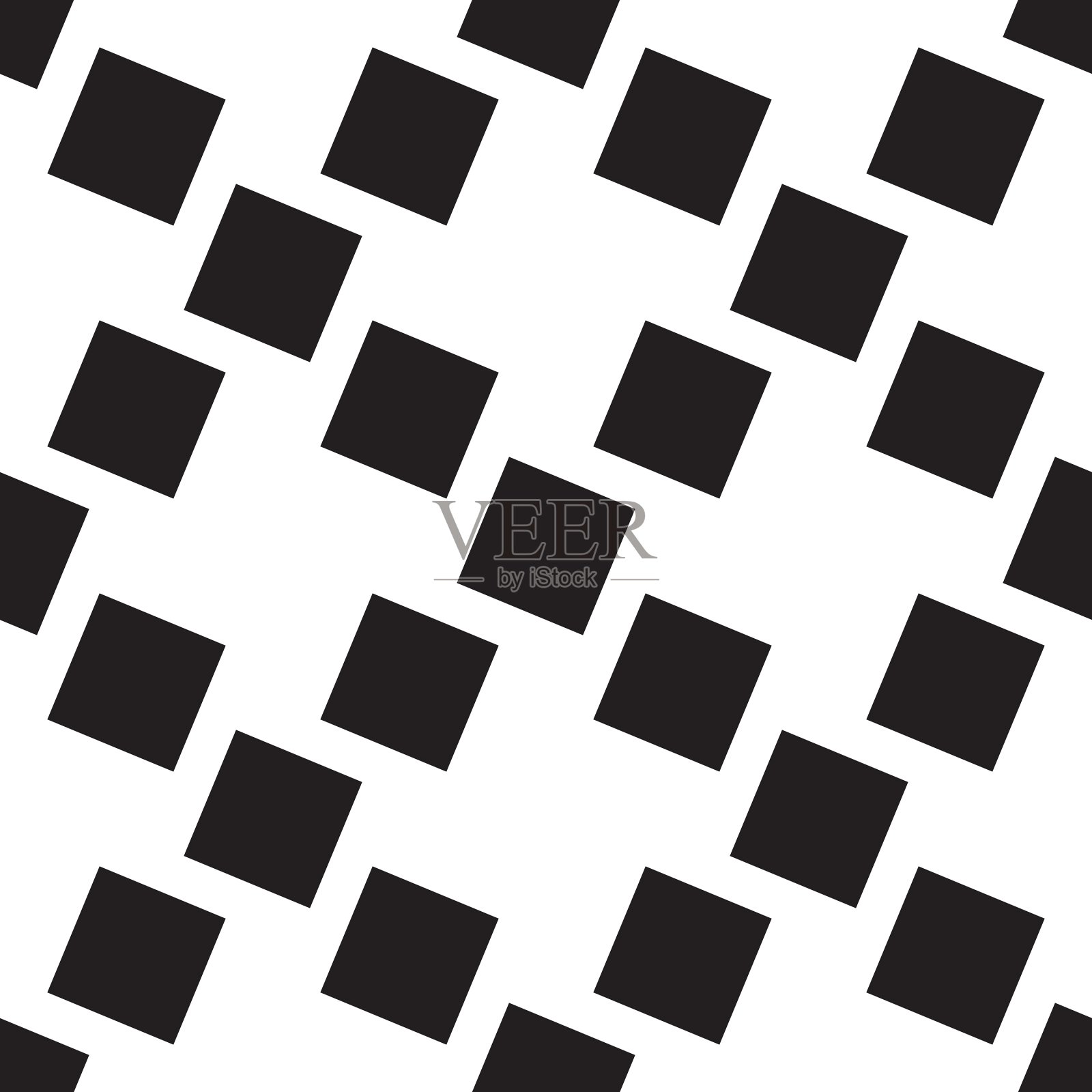 抽象的无缝图案与正方形插画图片素材