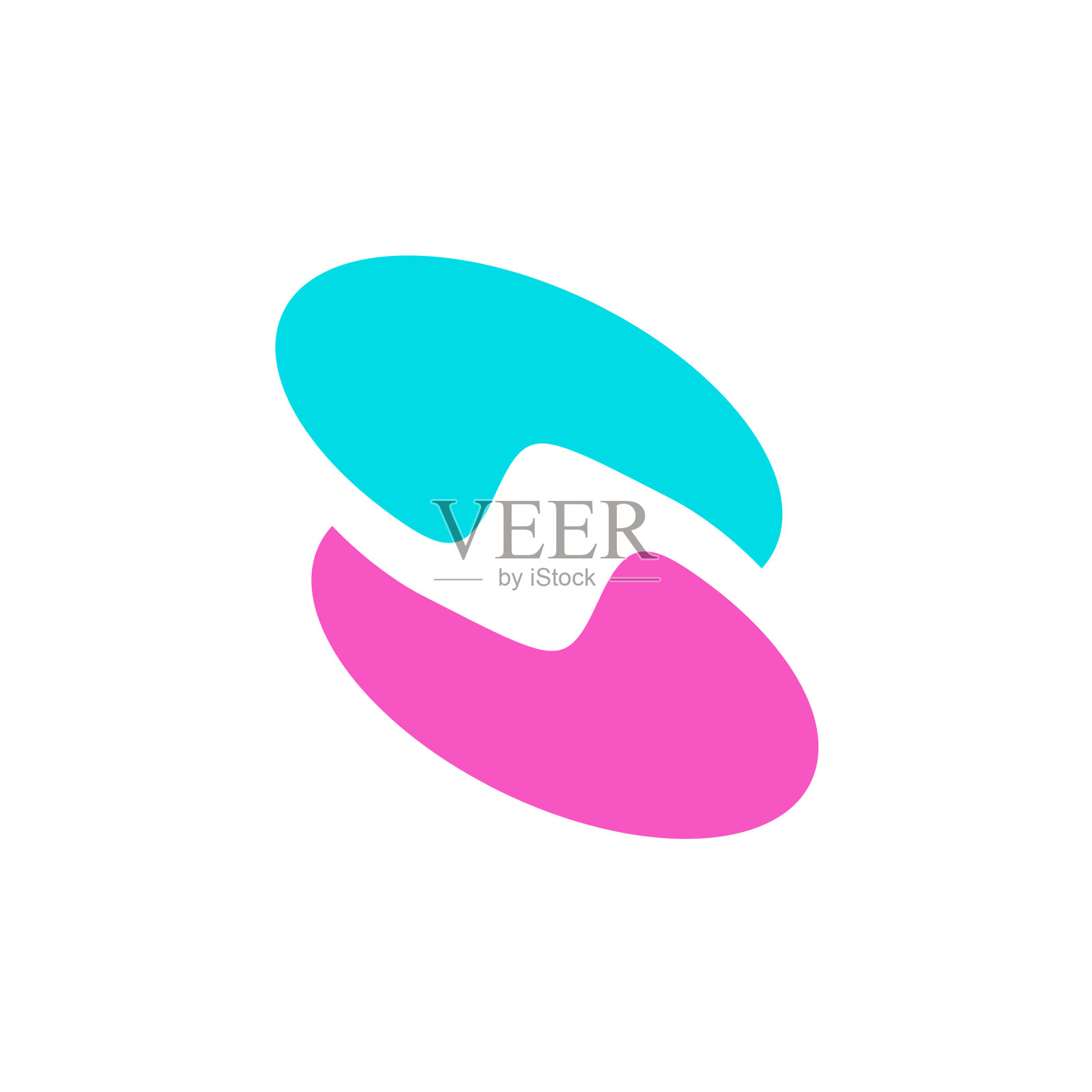 彩色抽象标志设计模板设计元素图片