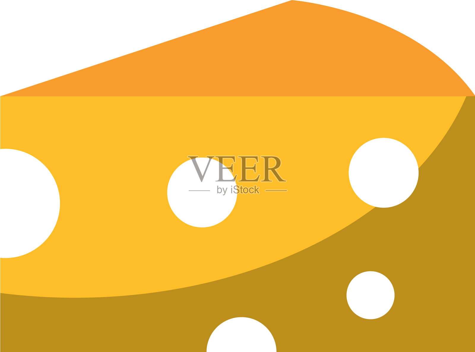 芝士及乳制品插画图片素材