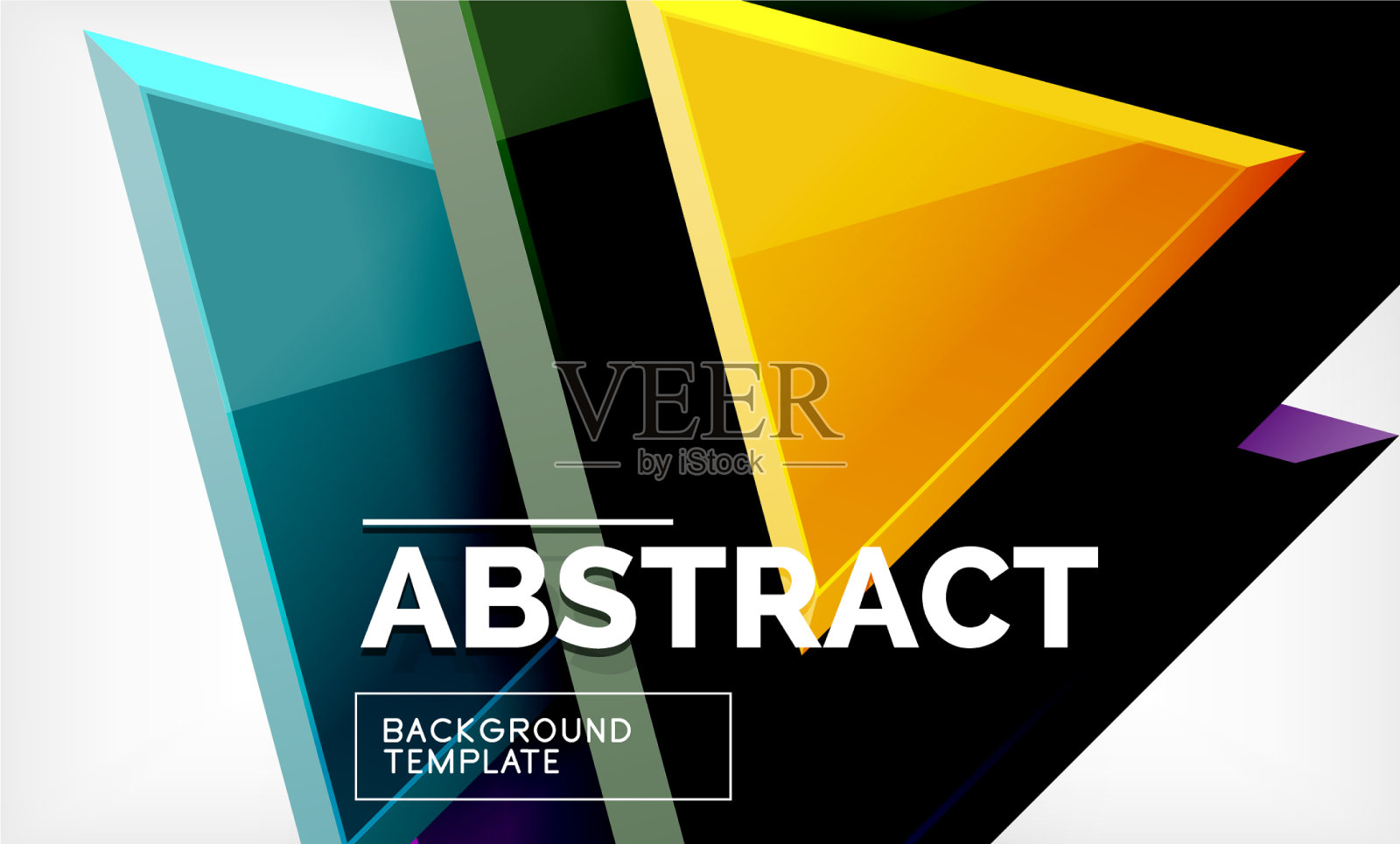 三角形低聚背景设计插画图片素材