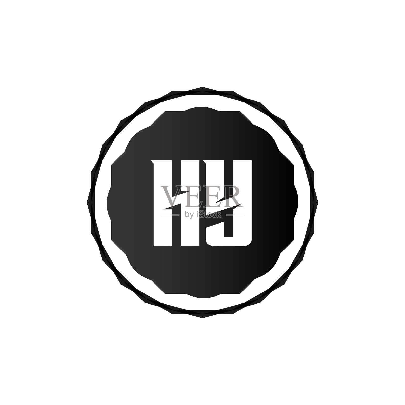 首字母标志hy模板设计设计元素图片