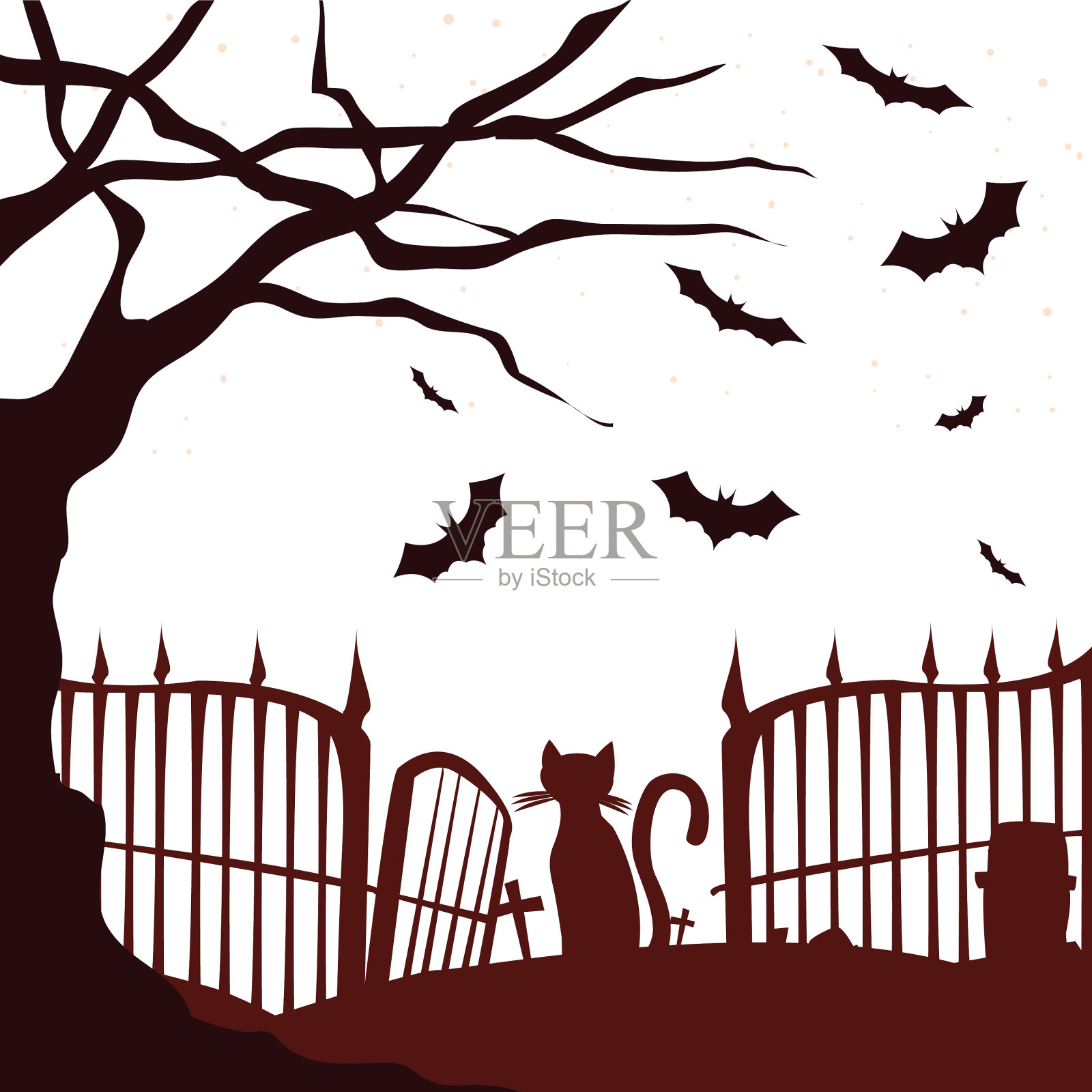 万圣节快乐庆祝设计插画图片素材