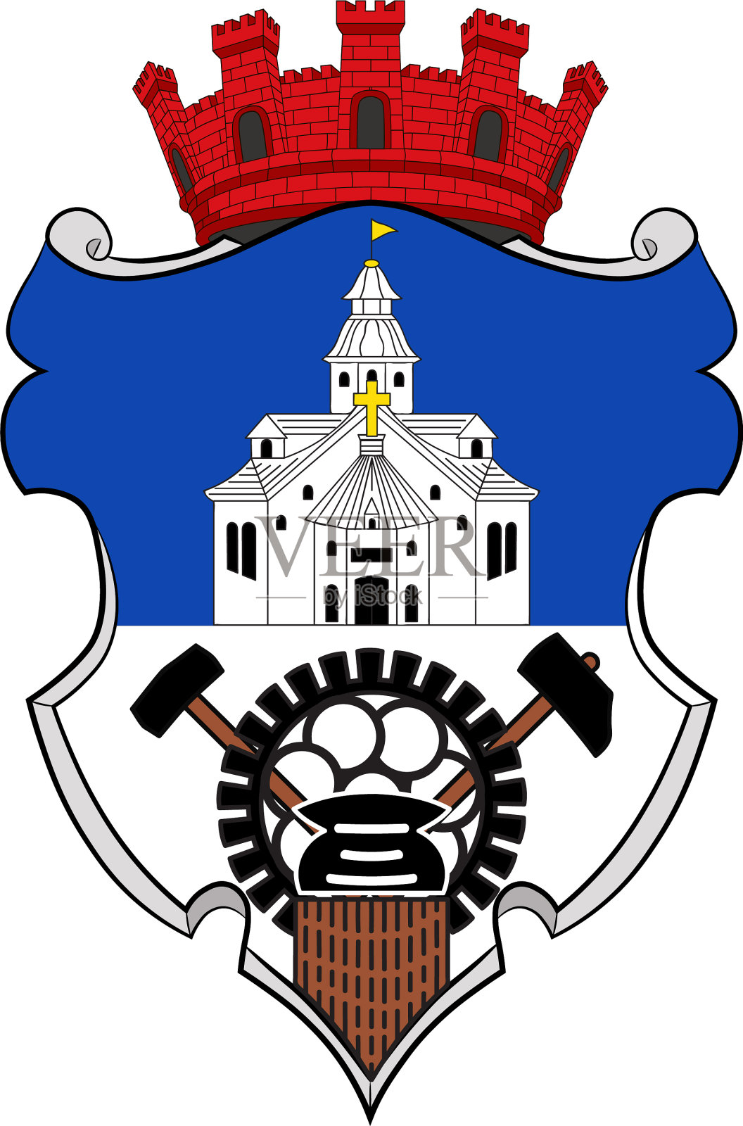 北方科隆的卡尔克盾徽设计元素图片