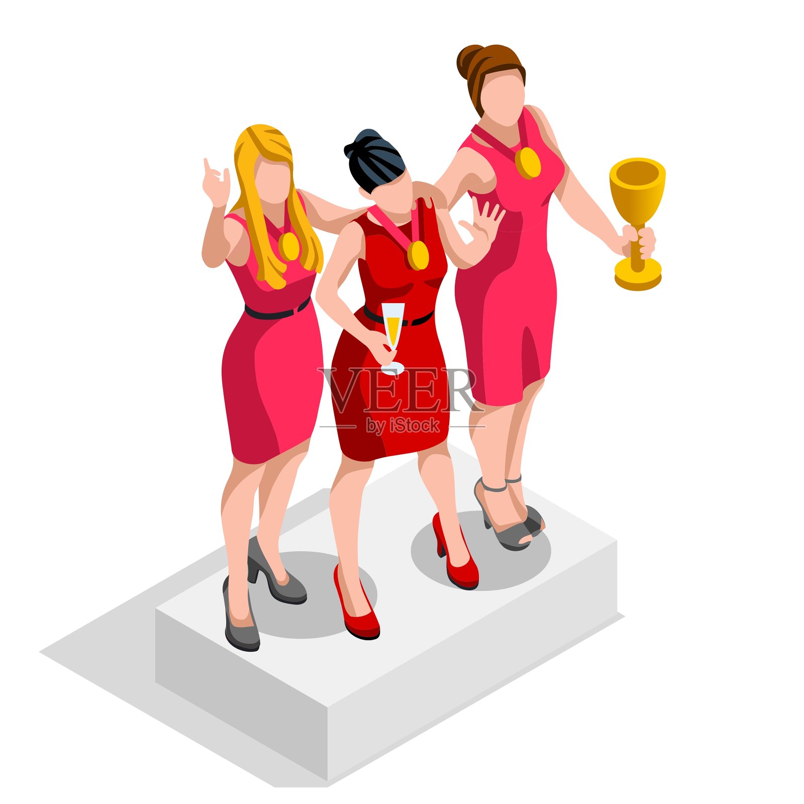 雄心勃勃的商业改变80职业抱负的概念设计元素图片