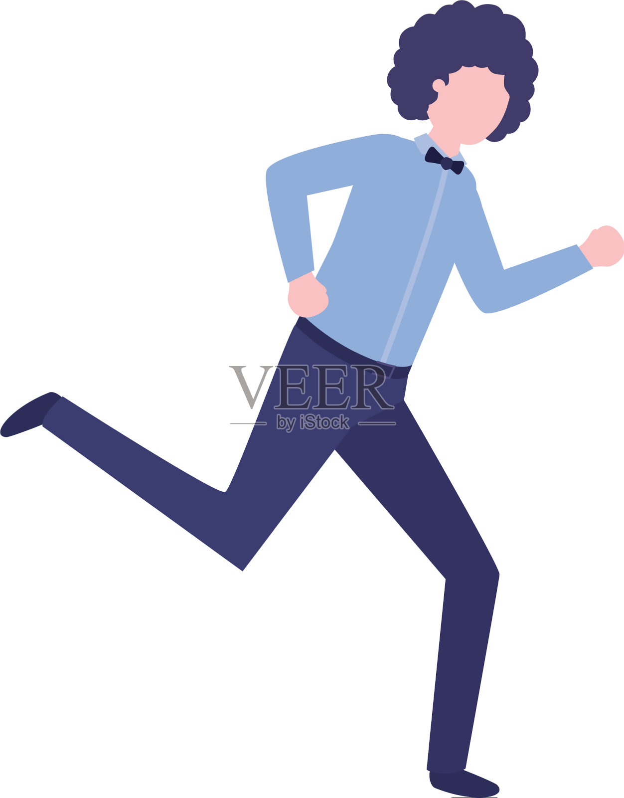 商人头像插画图片素材