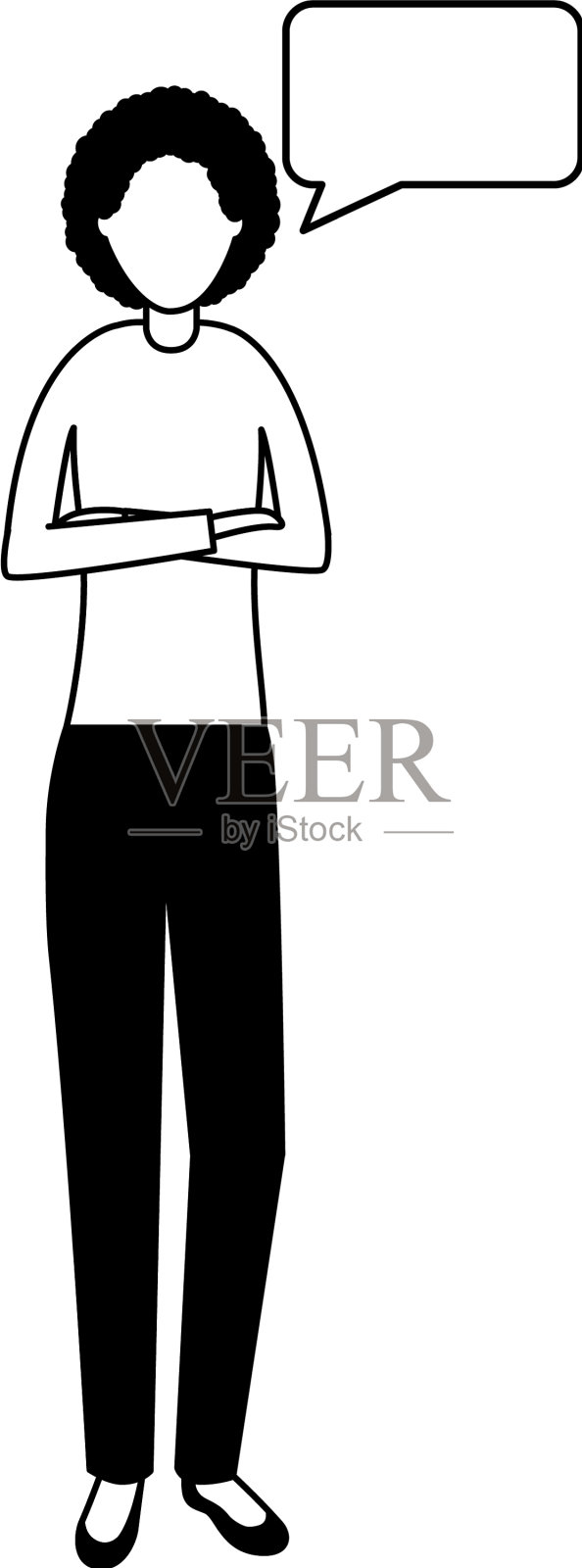 商人讲话泡沫设计元素图片