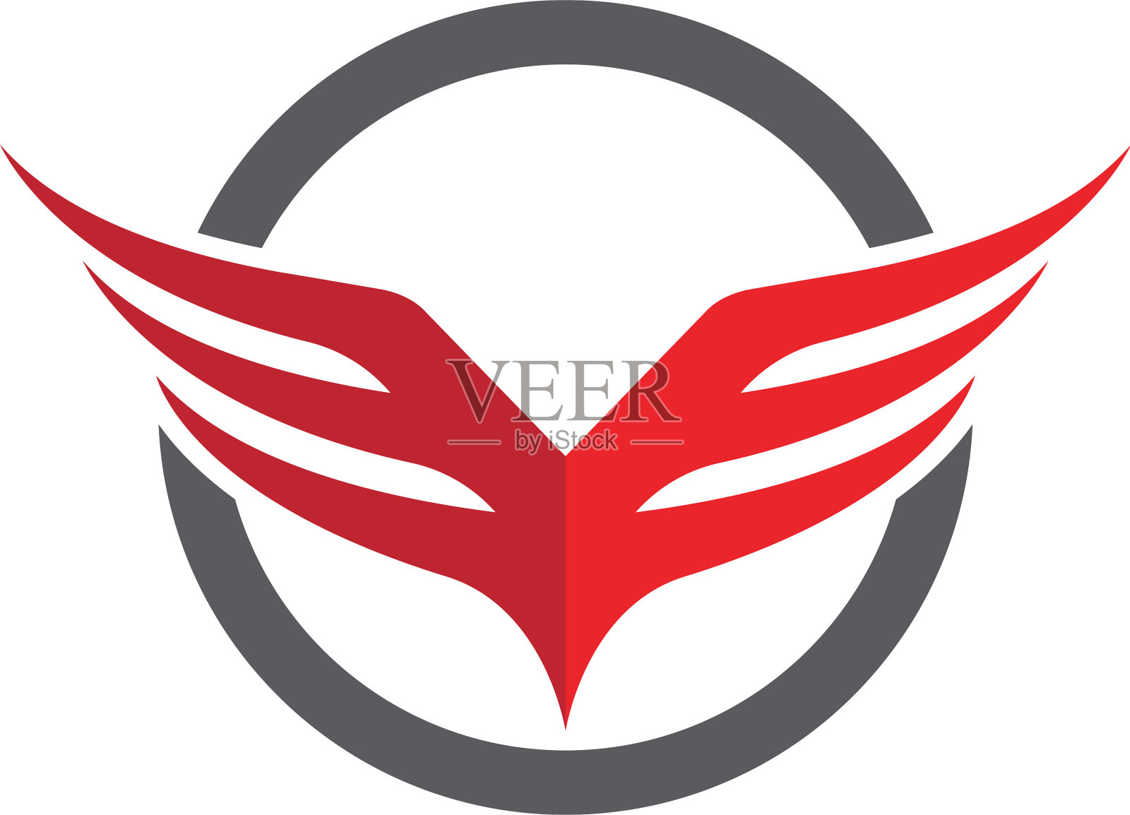 翼鹰标志模板设计元素图片