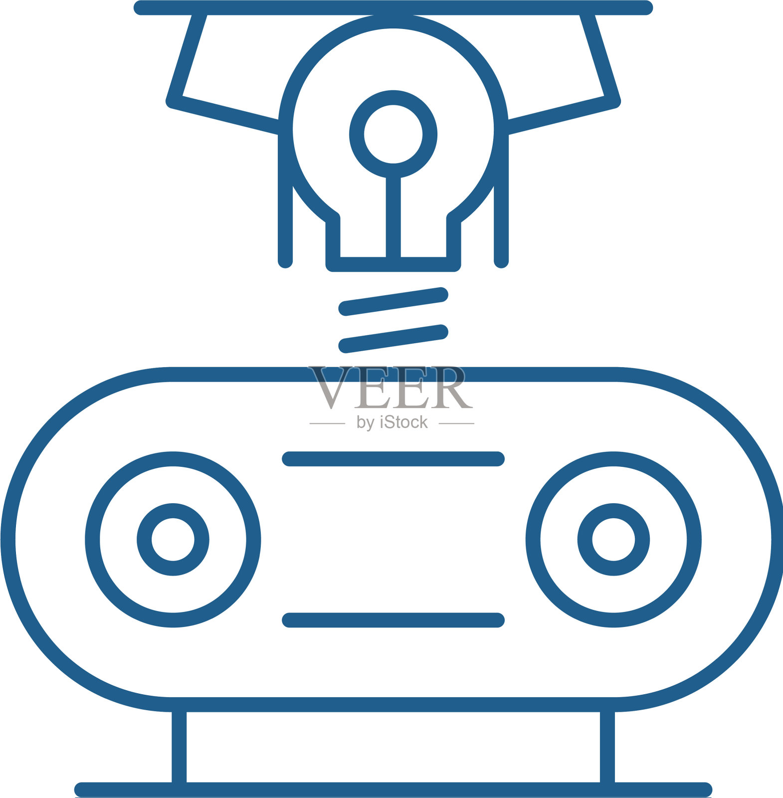 发电线路图标概念设计元素图片