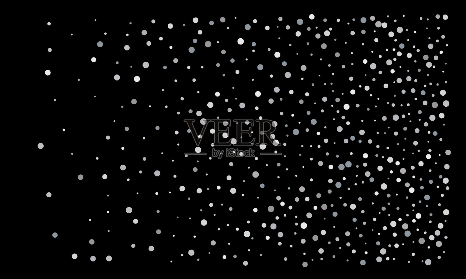 银色的五彩纸屑在黑色的背景上闪闪发光插画图片素材