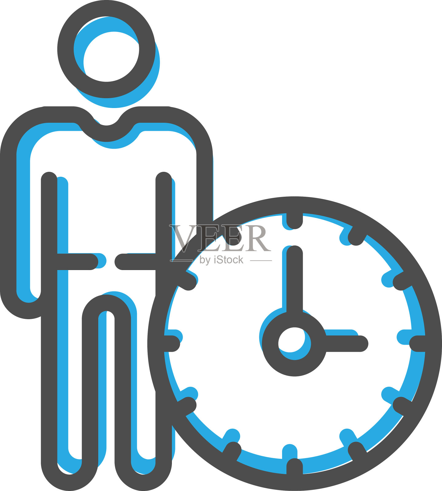 现代和极简图标设计管理图标设计元素图片