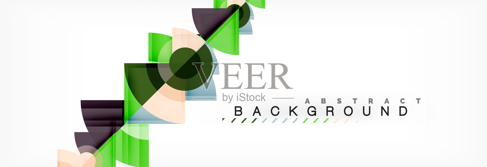 时尚的圆圈组成几何背景插画图片素材