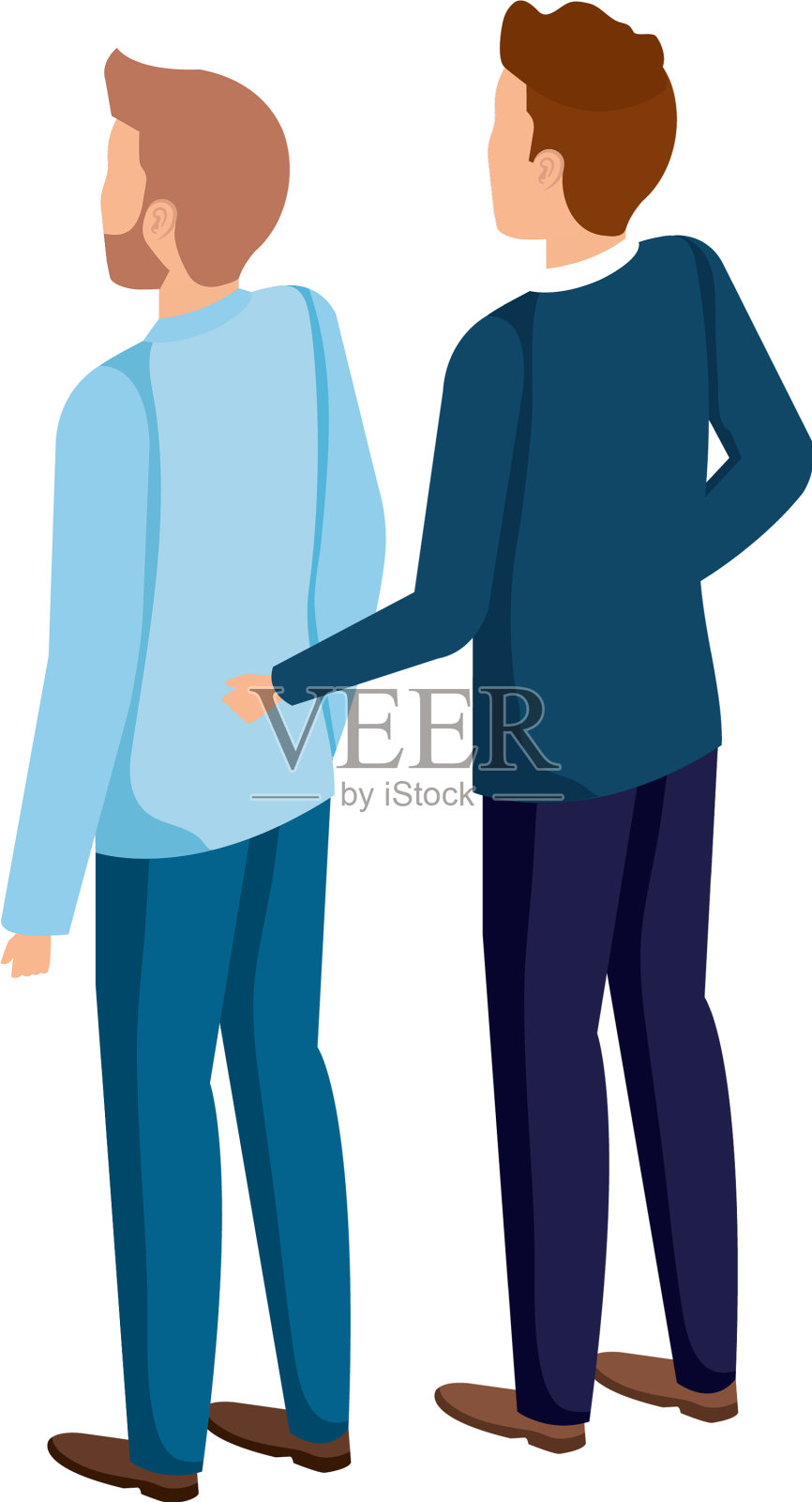 有几个人支持阿凡达角色插画图片素材