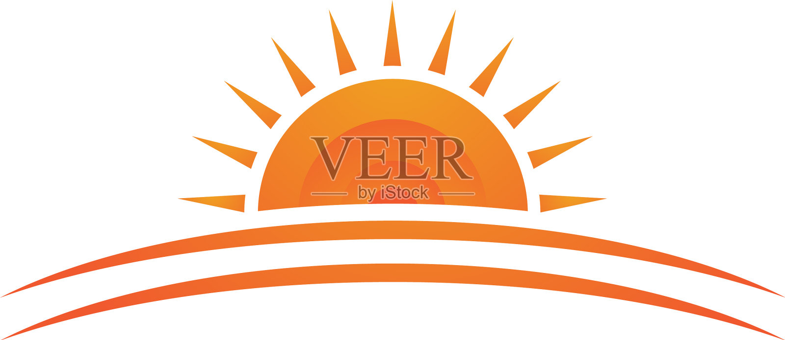 太阳标志通用图标模板设计元素图片