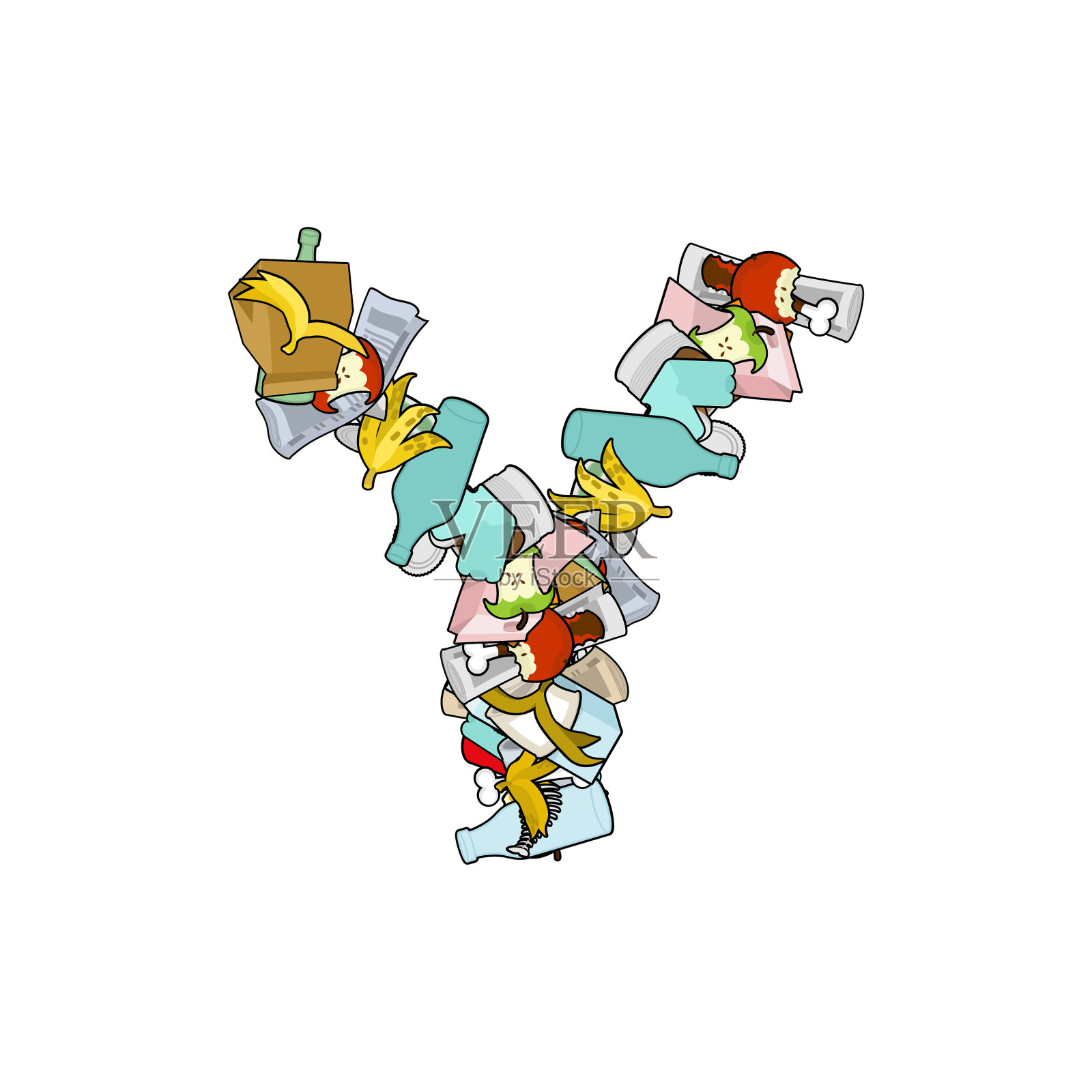 字母y垃圾垃圾字体垃圾字母设计元素图片