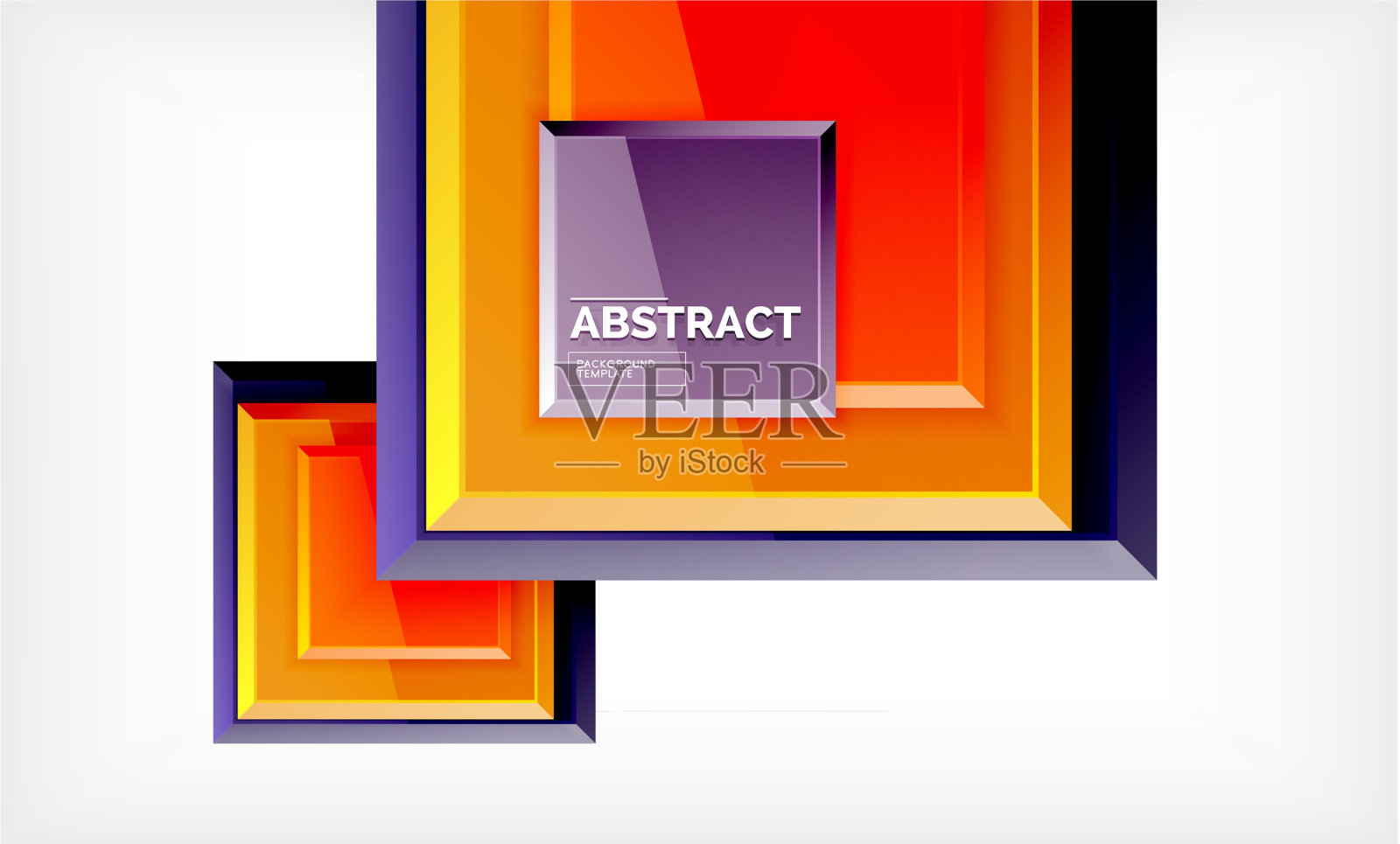 广场的几何背景插画图片素材