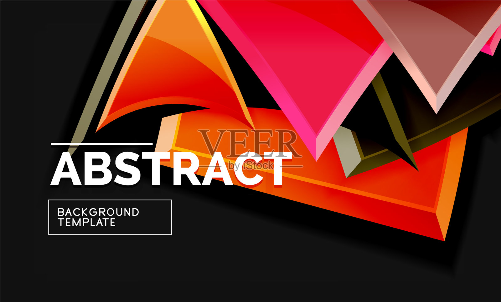 闪亮风格的几何背景插画图片素材