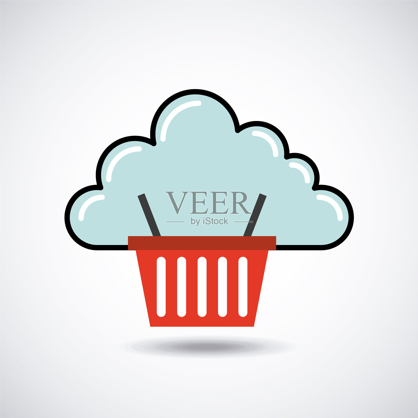 社交媒体营销业务插画图片素材