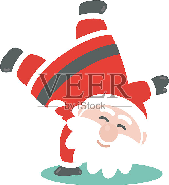 圣诞老人的标志设计元素图片