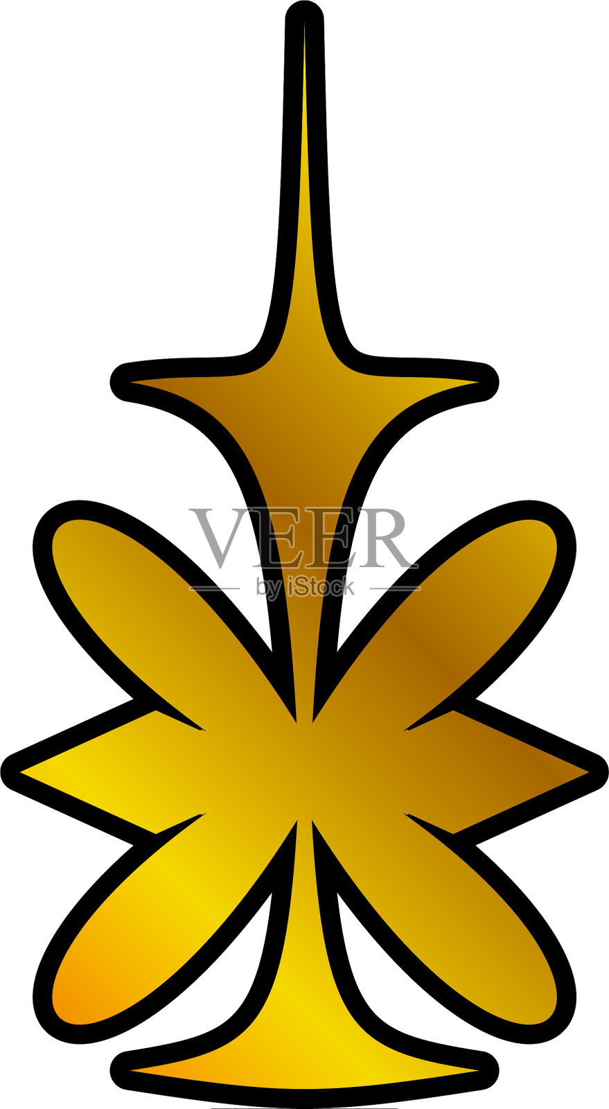 装饰装饰元素花金色设计元素图片