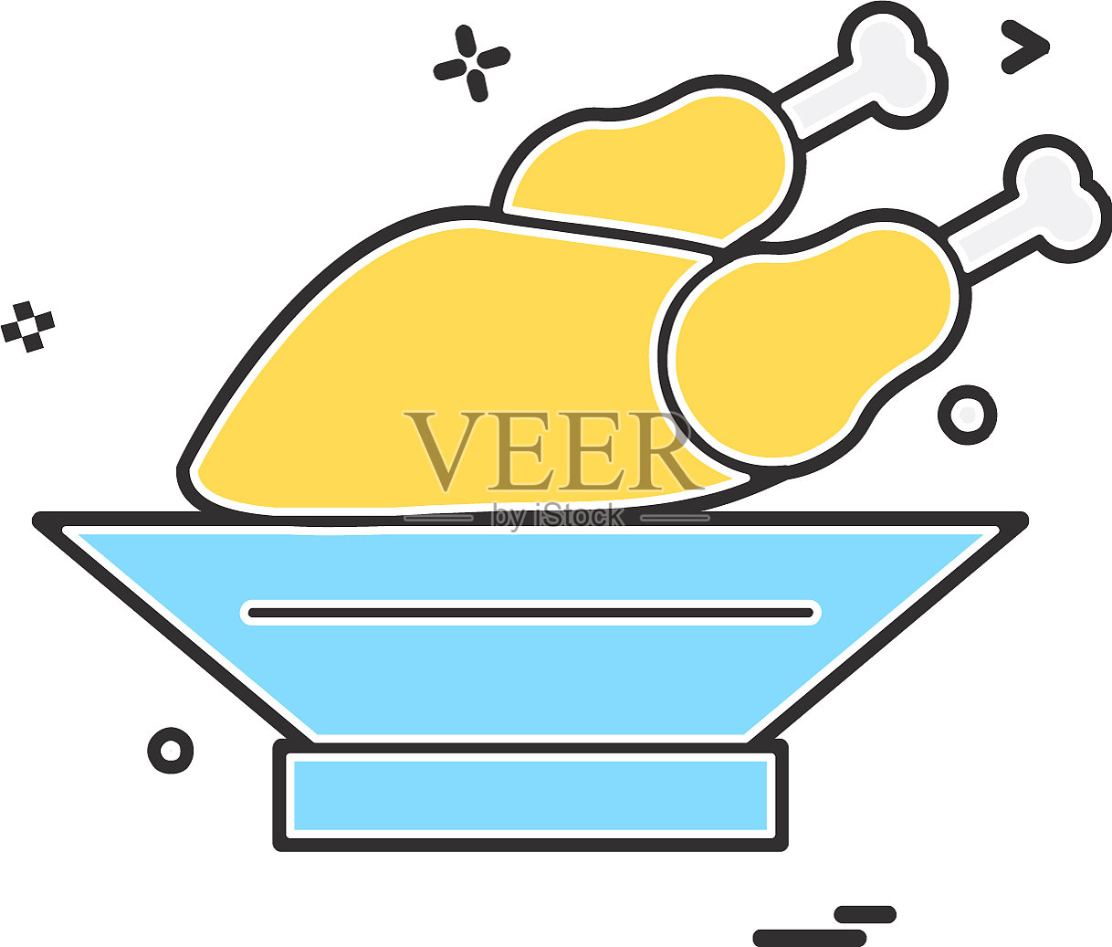 食物图标设计插画图片素材