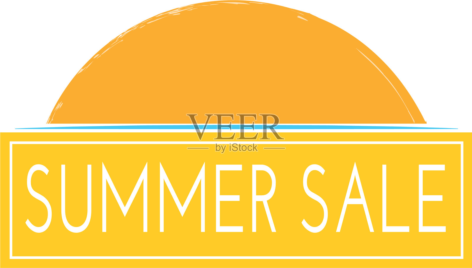 夏天出售标签设计元素图片