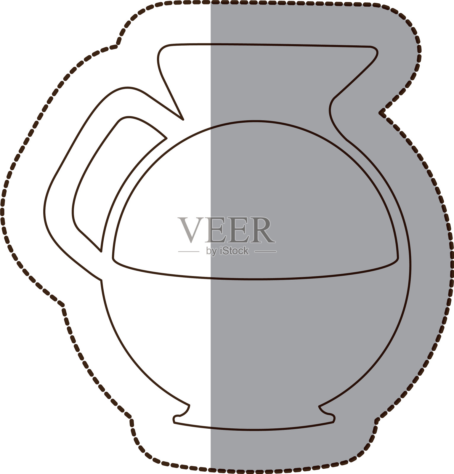 图水罐图标插画图片素材