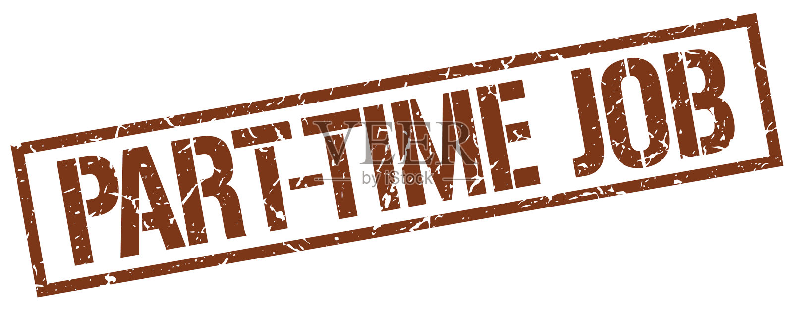 兼职的邮票插画图片素材