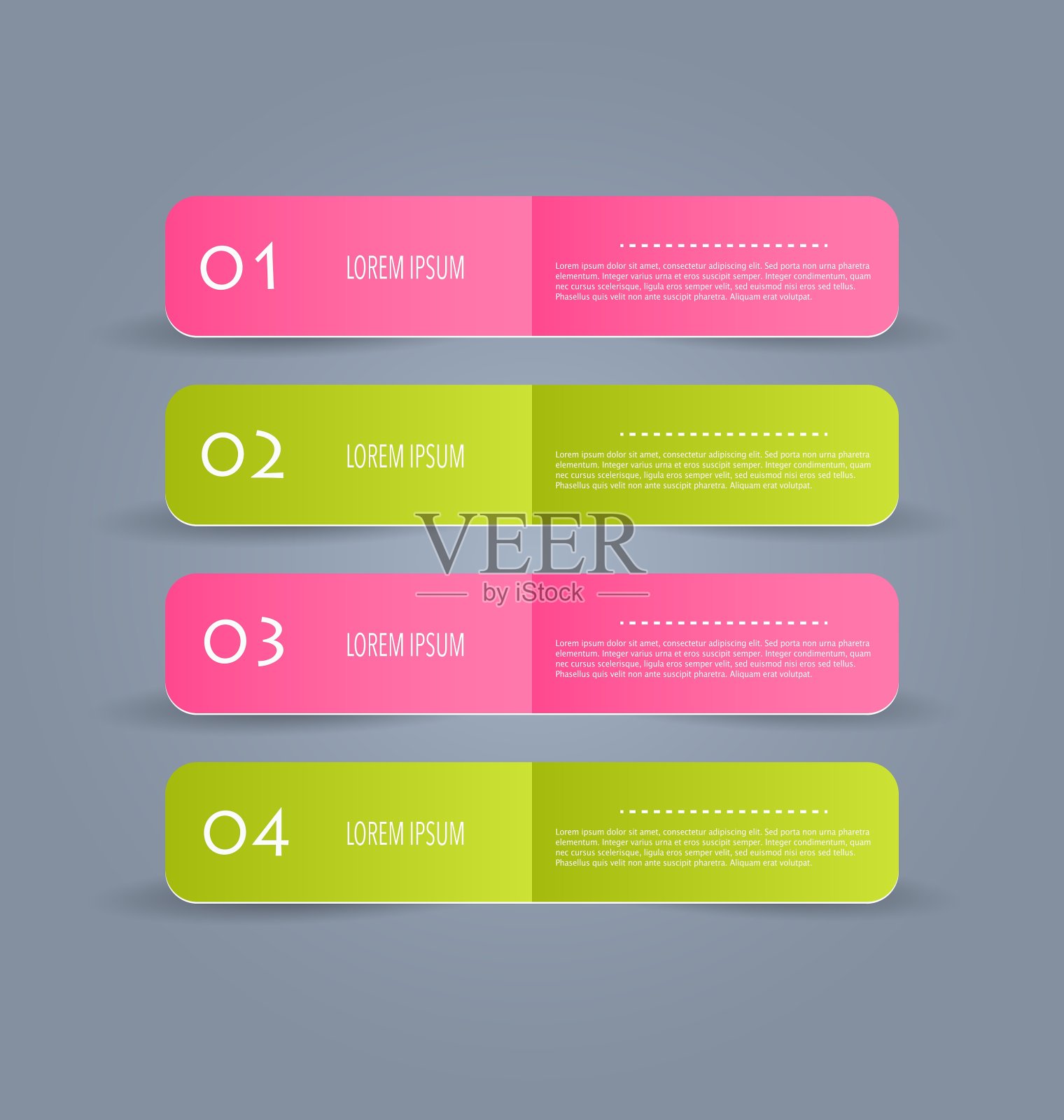 信息图表摘要横幅模板插画图片素材