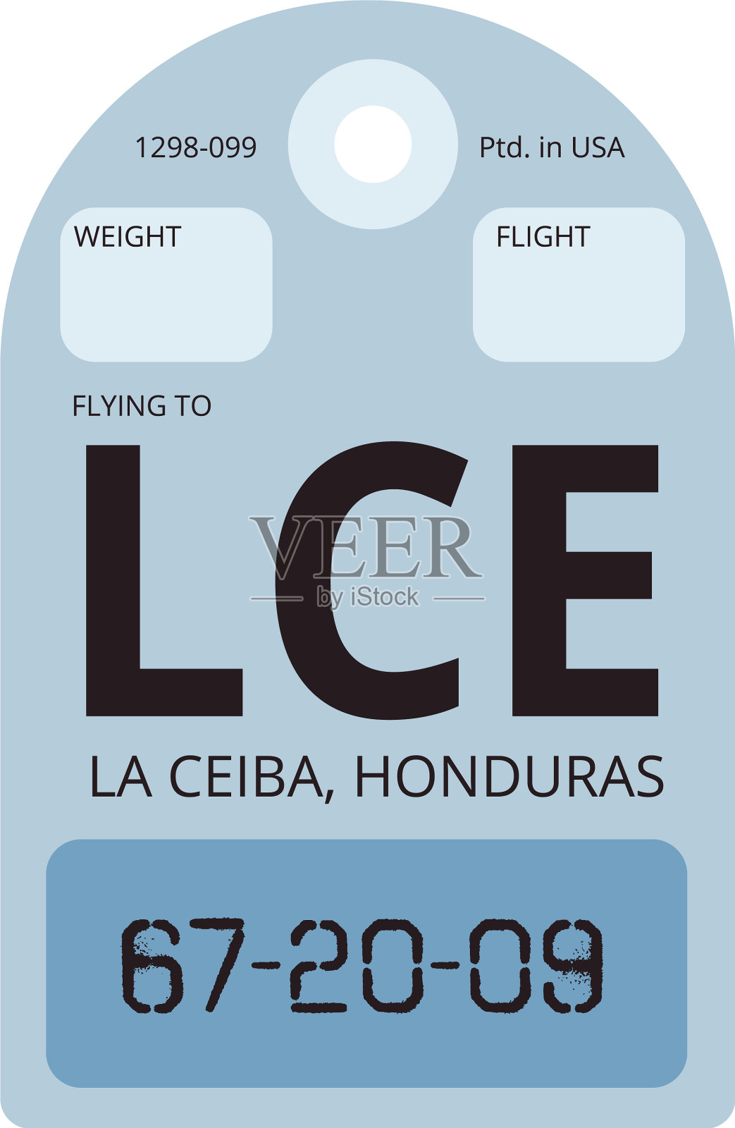 机场行李标签插画图片素材