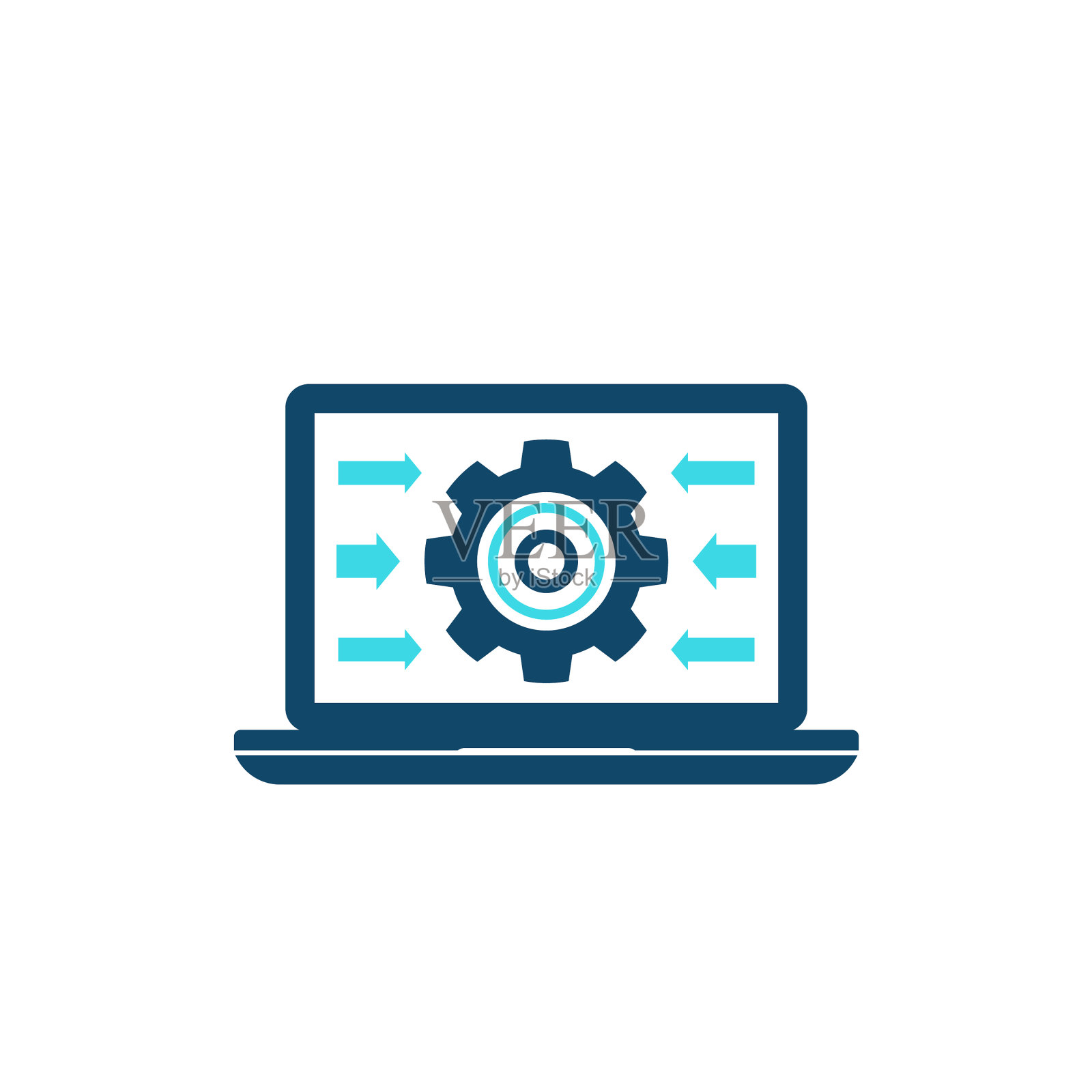 集成系统计算机技术图标素材