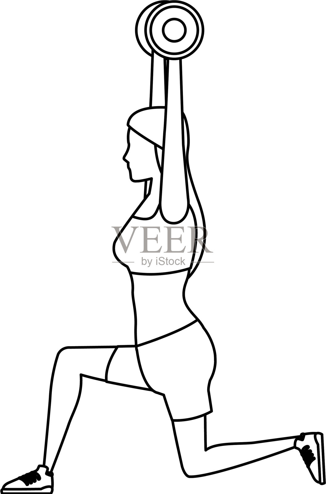 女人工作插画图片素材