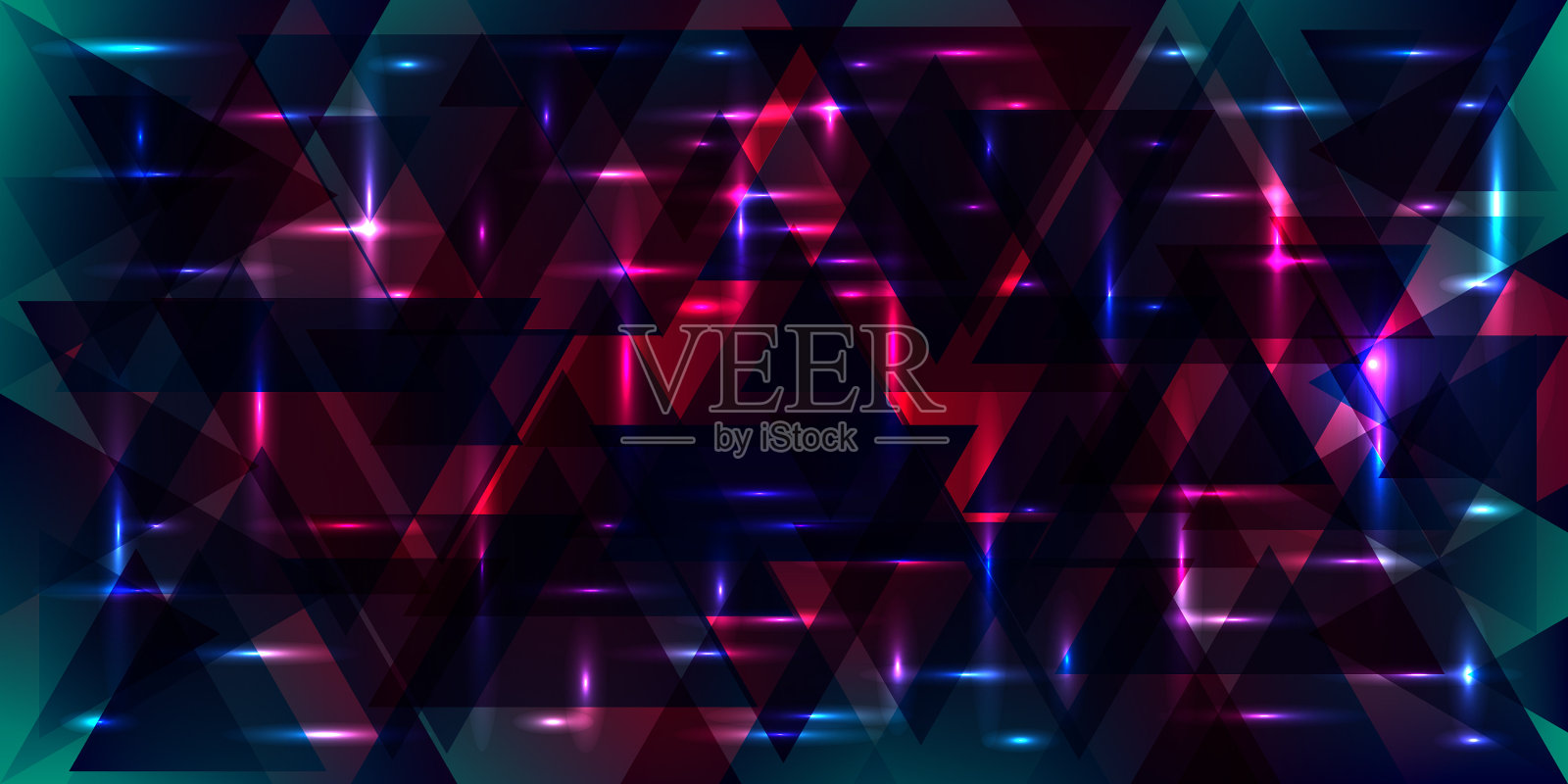 蓝色金属背景上的紫罗兰色高光插画图片素材