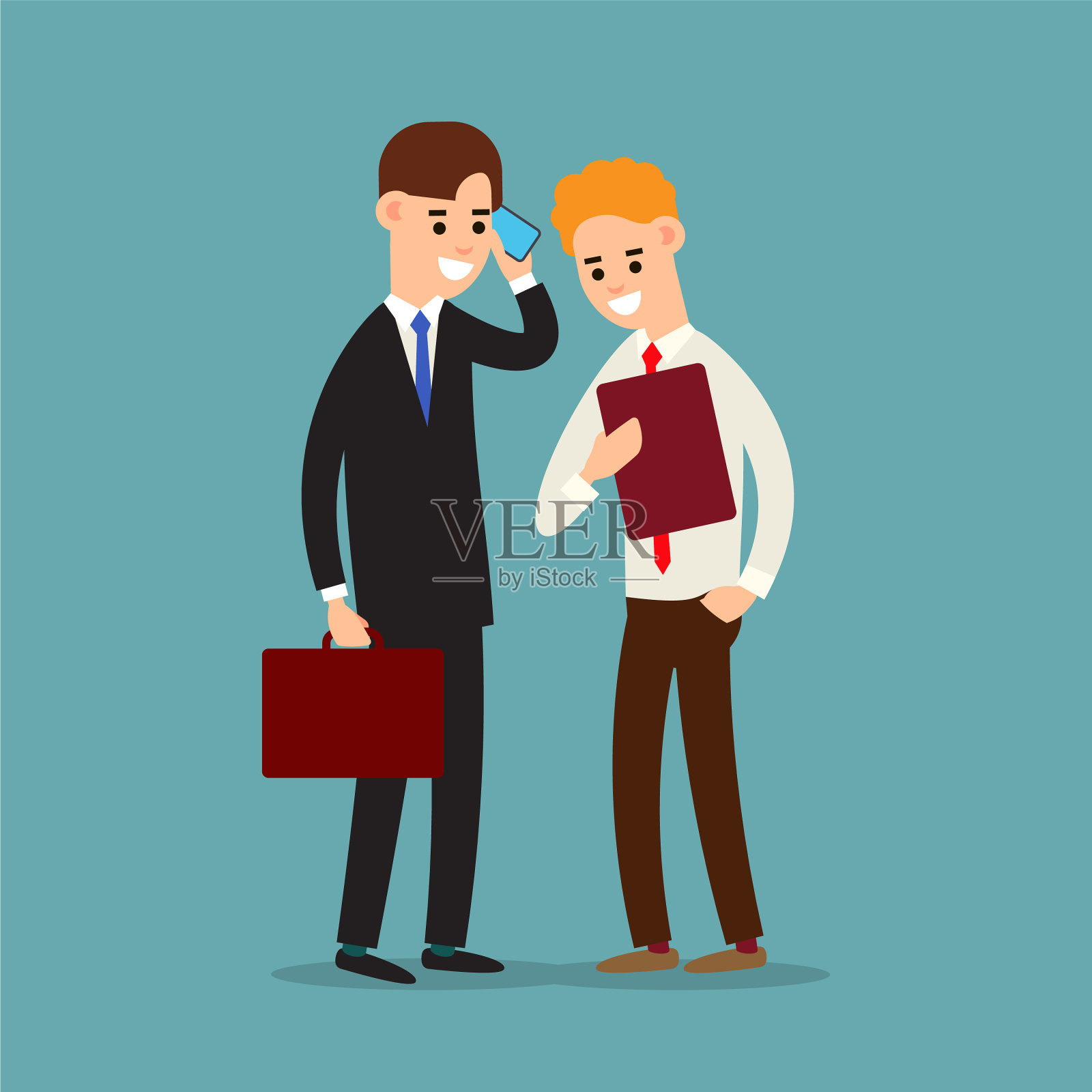 商务沟通展示业务插画图片素材