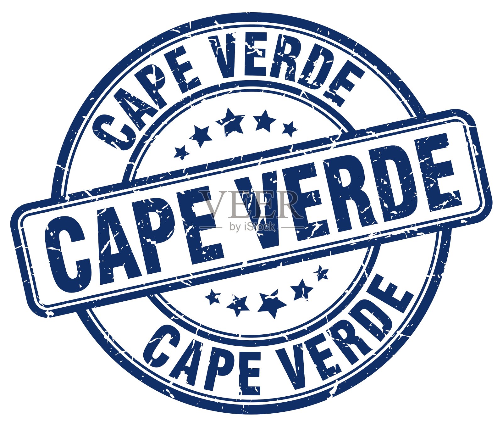 佛得角邮票插画图片素材