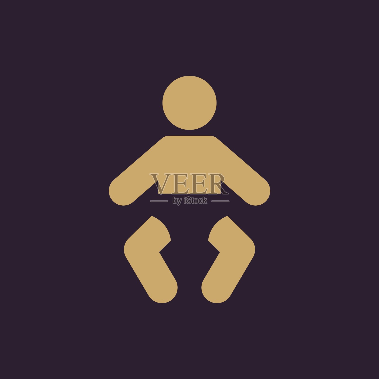 婴儿图标设计孩子，孩子，婴儿，宝贝插画图片素材