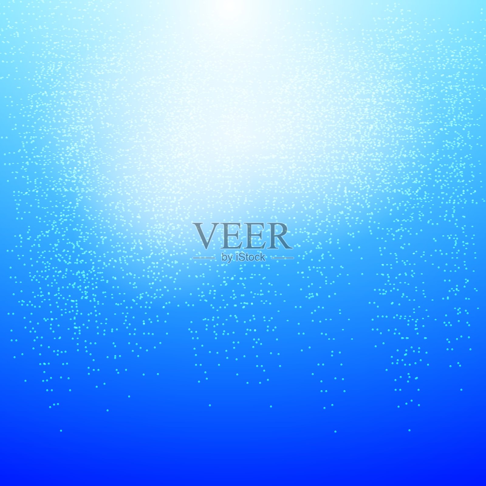 蓝色抽象圣诞背景插画图片素材