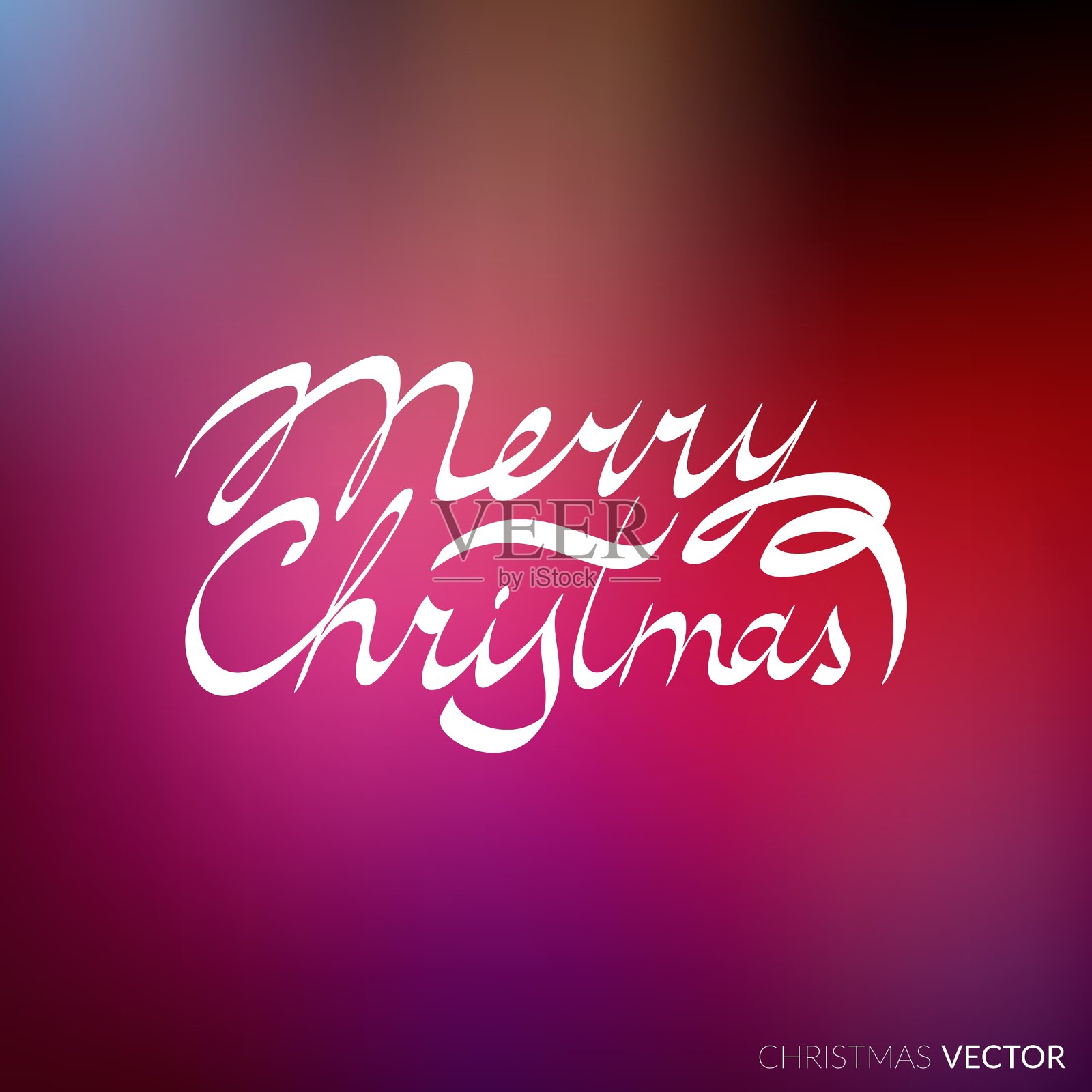 圣诞快乐字体排版文字设计插画图片素材