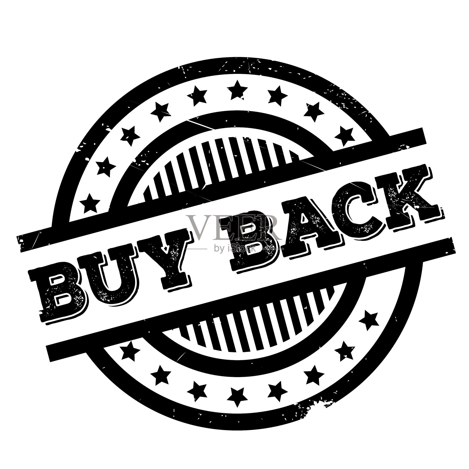 回购橡皮图章设计元素图片