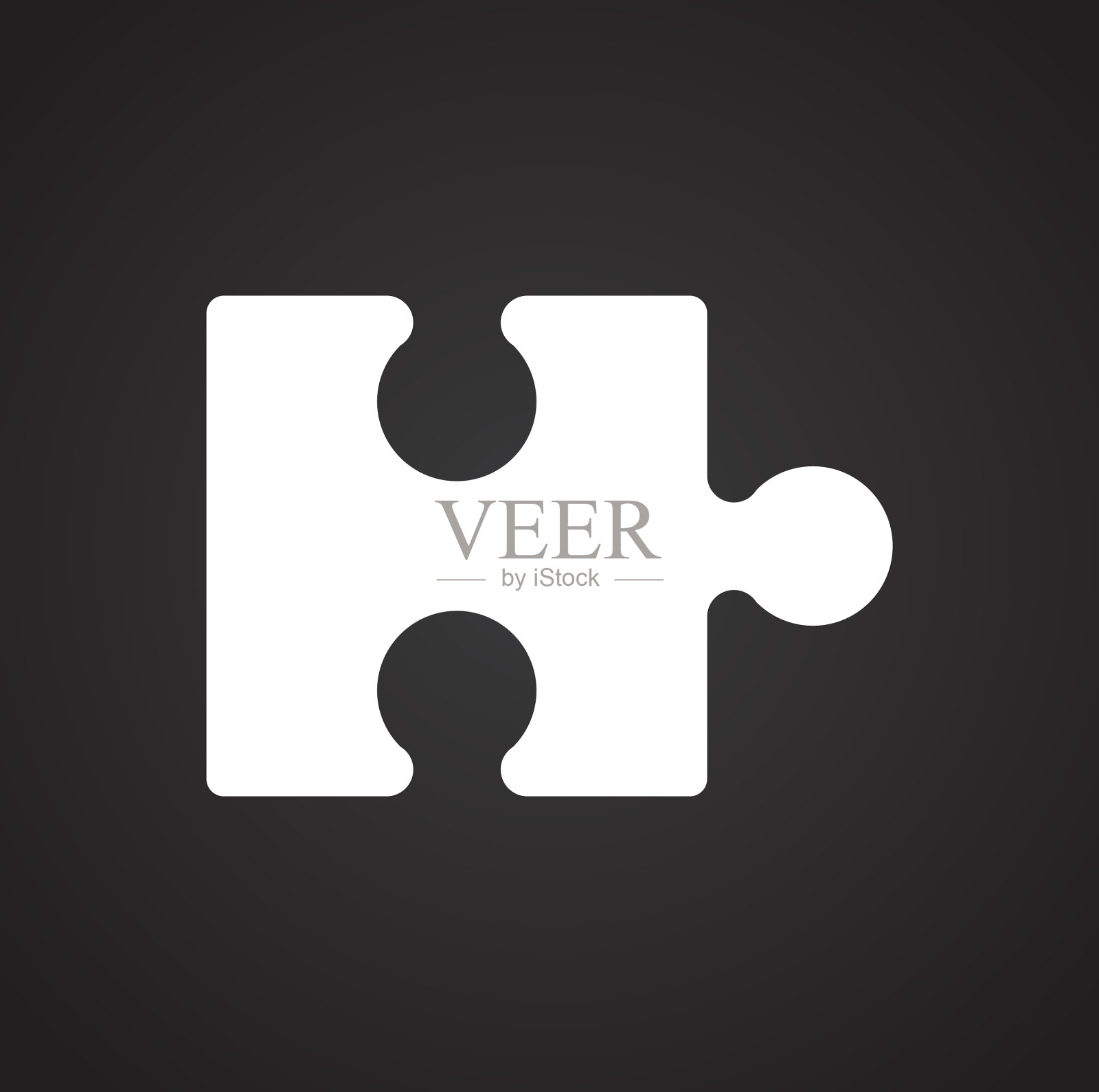 拼图图标的背景图形和网络图标素材