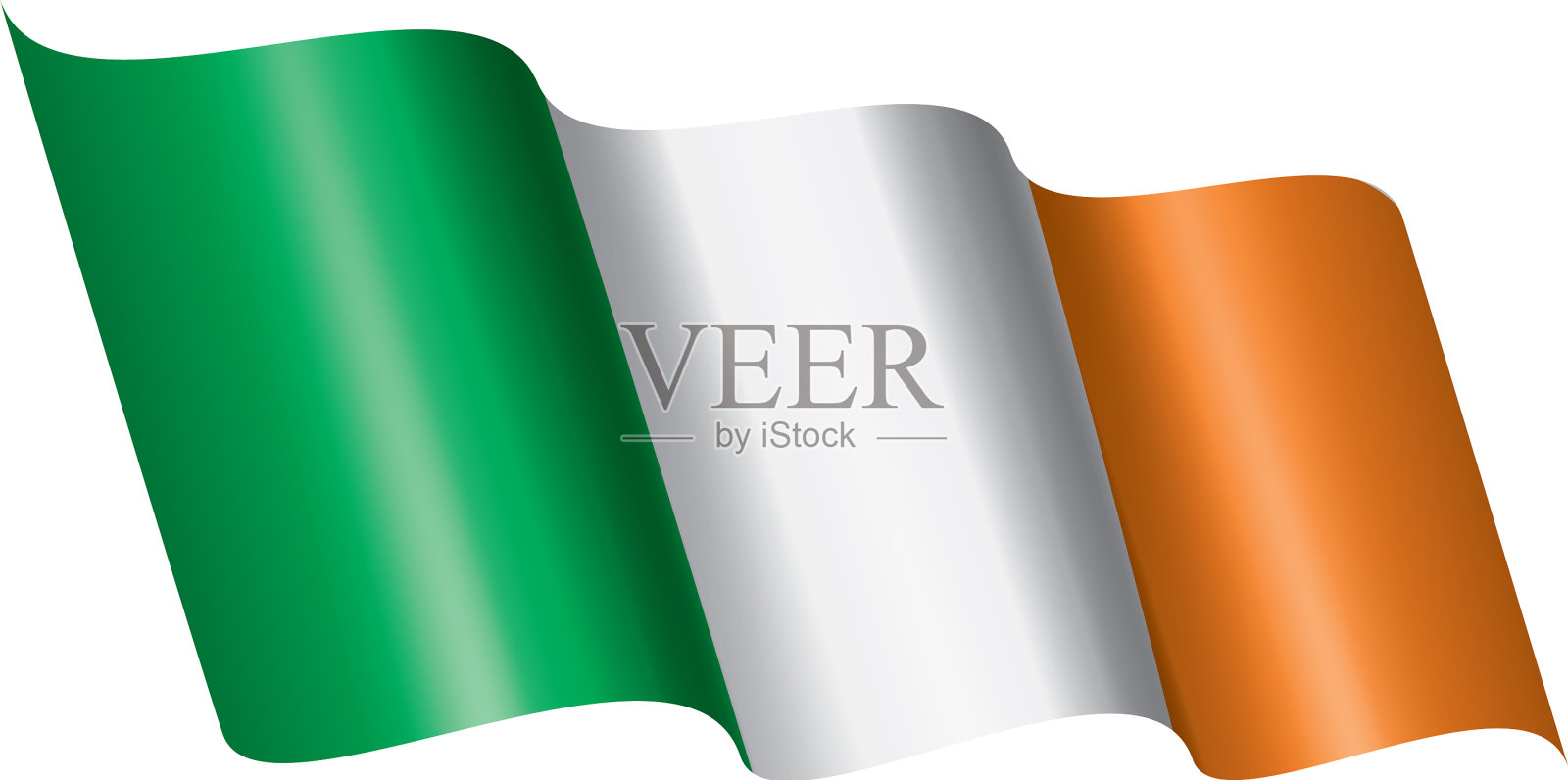 爱尔兰的国旗设计元素图片