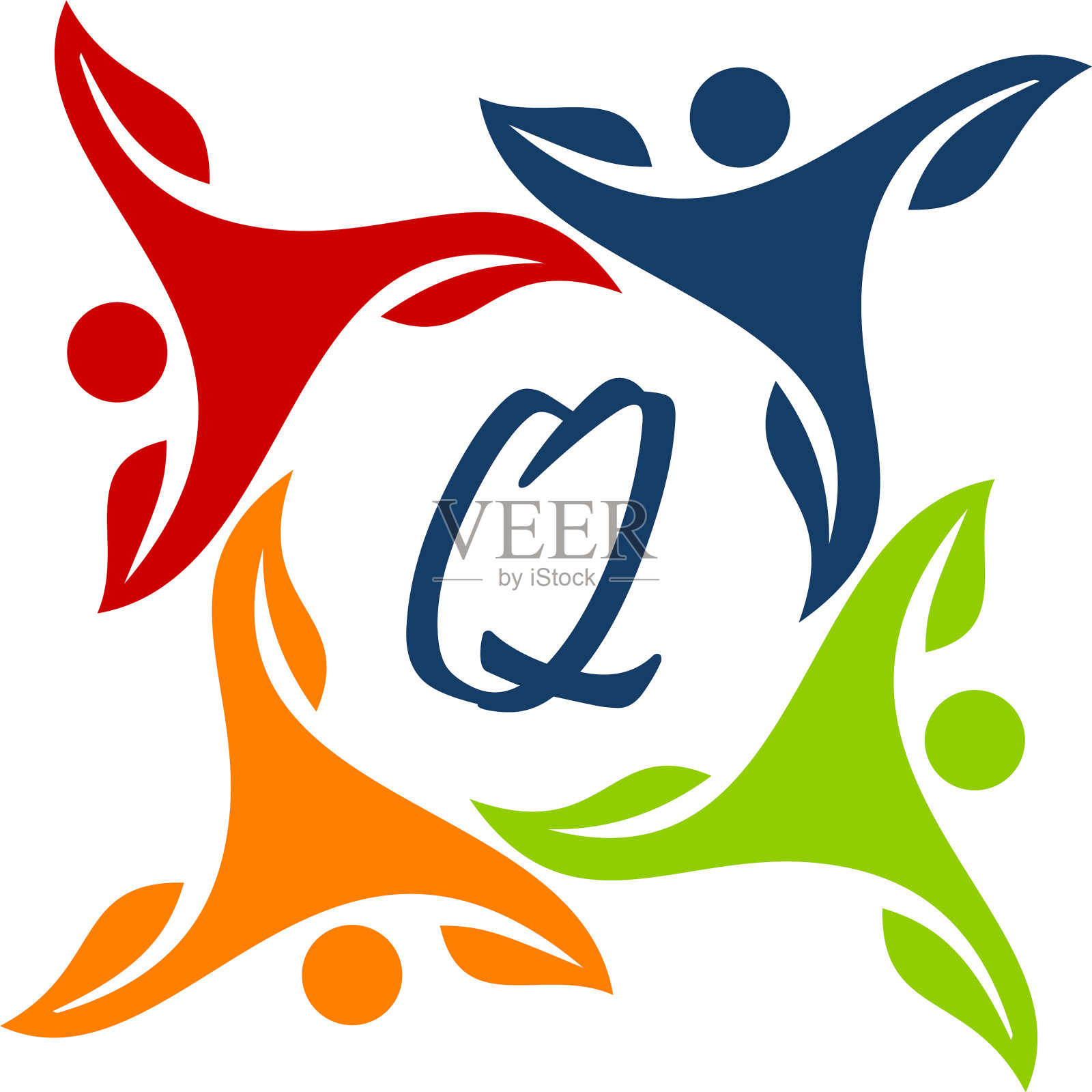 叶人健康齐信q图标素材