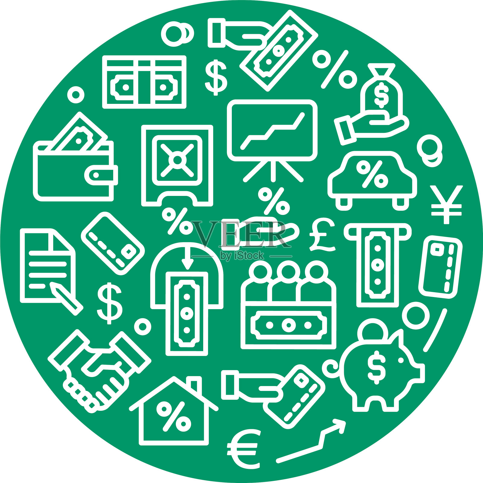 企业财务的图标