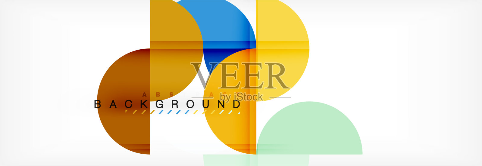 半圆抽象背景现代几何插画图片素材