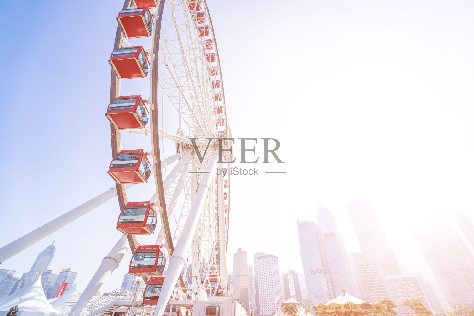 香港的摩天轮照片摄影图片