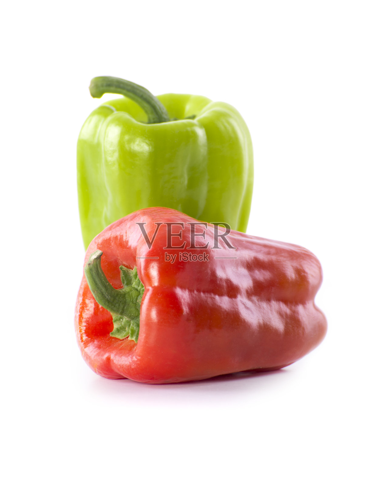 新鲜青红椒照片摄影图片