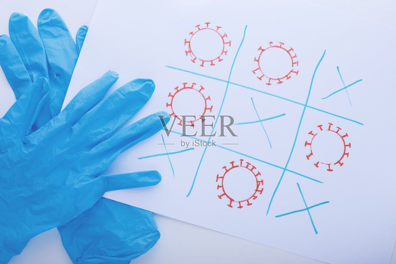 医学防护面具。停止冠状病毒照片摄影图片